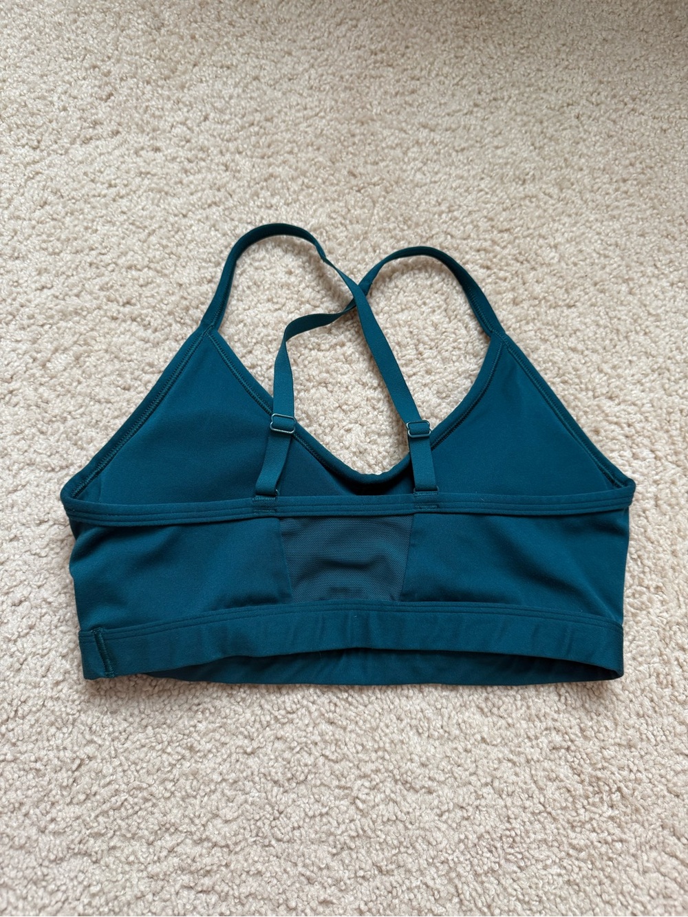 Gymshark Deep Teal Crisscross Sports Bra - Picture 2 of 2